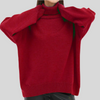 Maglione Collo Alto Moderno per Donna – Strato Elevato per il Freddo