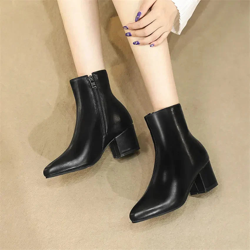 Stivaletti metallizzati da donna