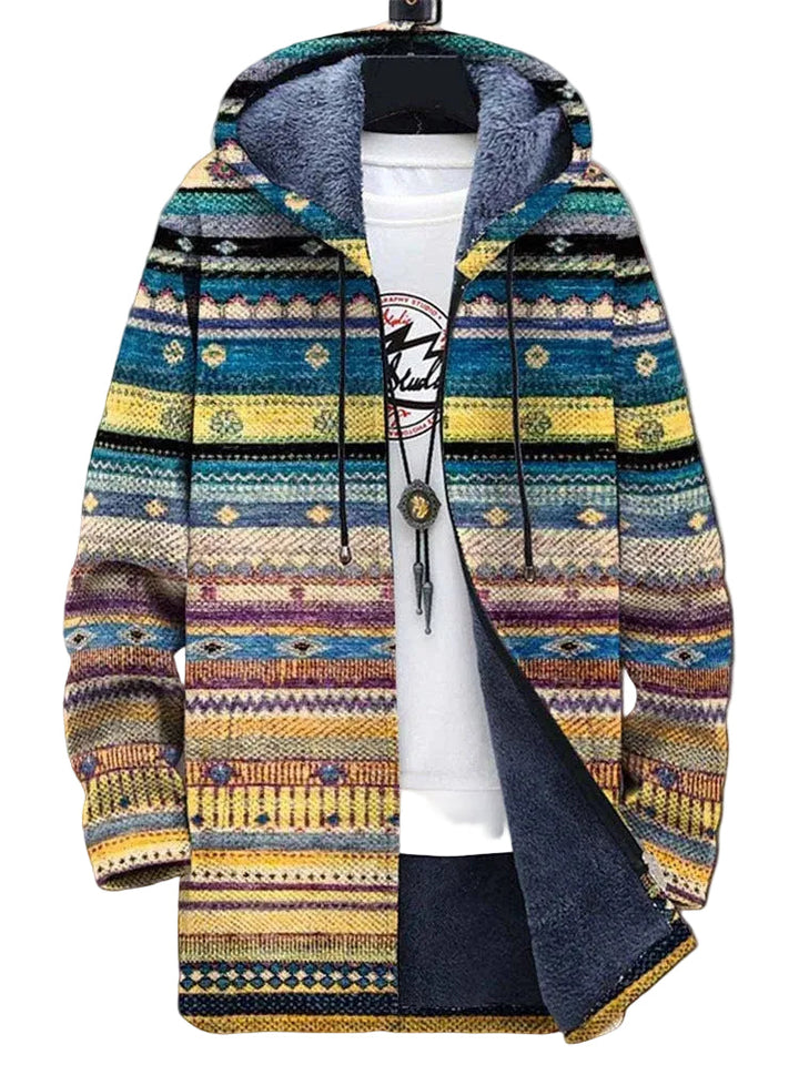 Giubbotto Retro Colorblock per Uomo