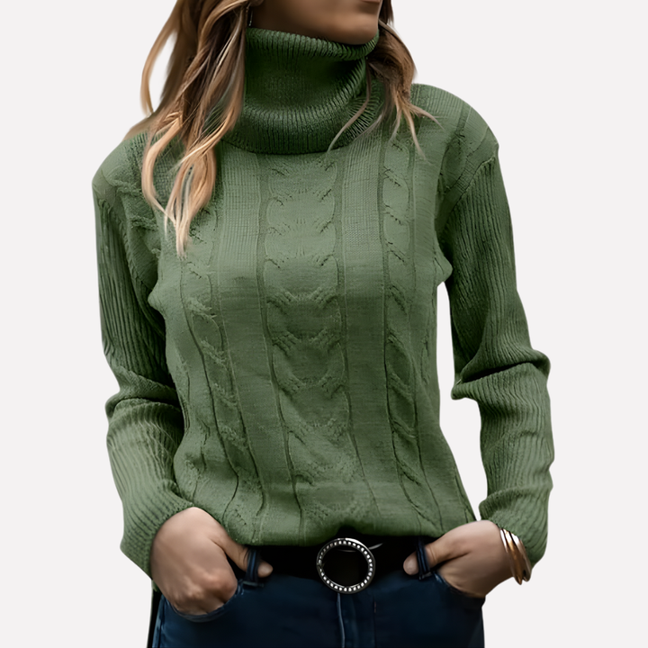 Maglione a Collo Alto da Donna – Stile Quotidiano Relaxed