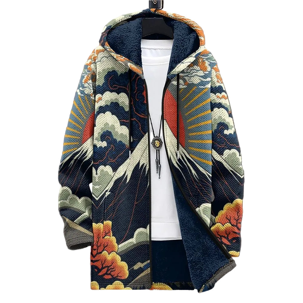 Giubbotto Retro Colorblock per Uomo