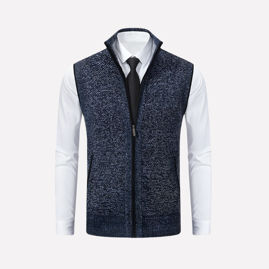 Gilet da Uomo con Zip Anteriore