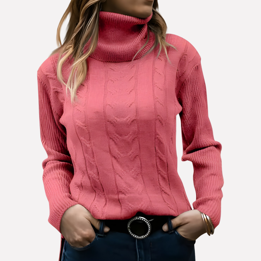 Maglione a Collo Alto da Donna – Stile Quotidiano Relaxed