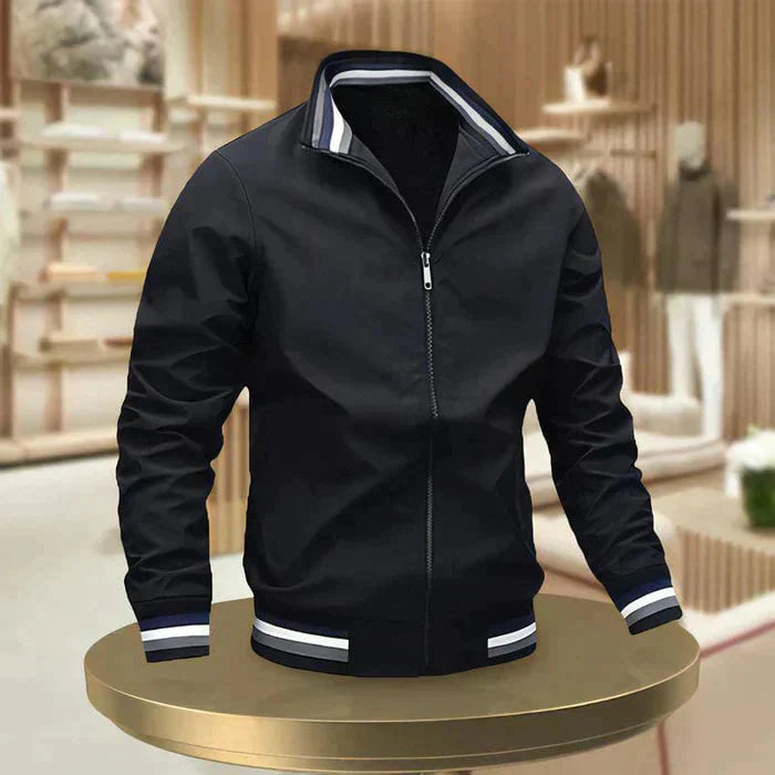 Giacca casual da uomo con cerniera per il comfort quotidiano
