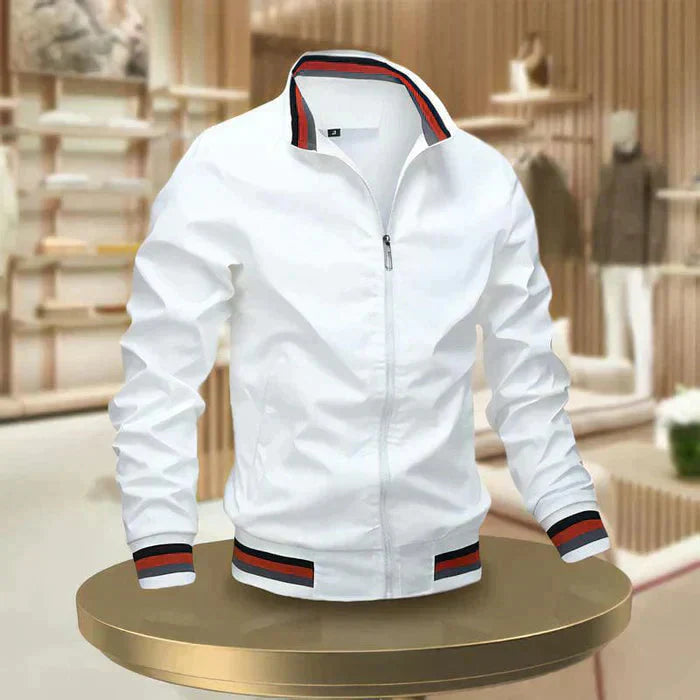 Giacca casual da uomo con cerniera per il comfort quotidiano
