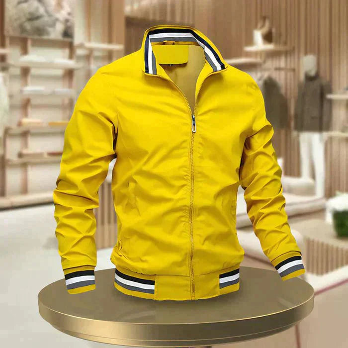 Giacca casual da uomo con cerniera per il comfort quotidiano
