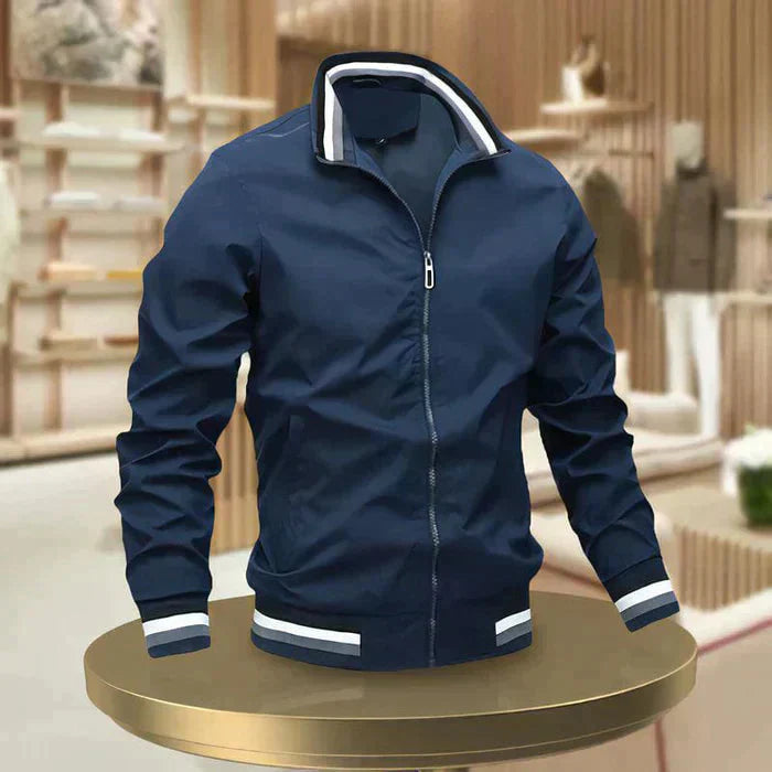 Giacca casual da uomo con cerniera per il comfort quotidiano