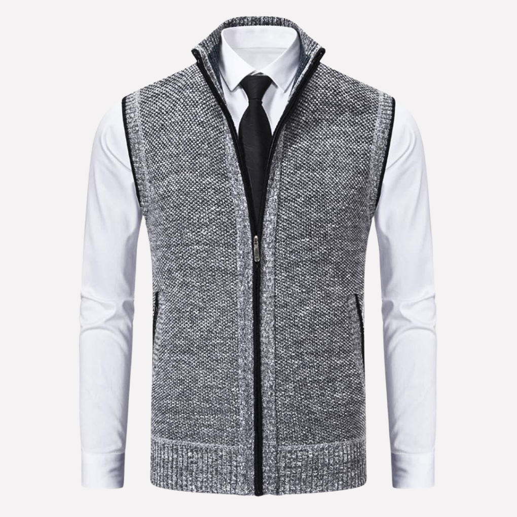 Gilet da Uomo con Zip Anteriore