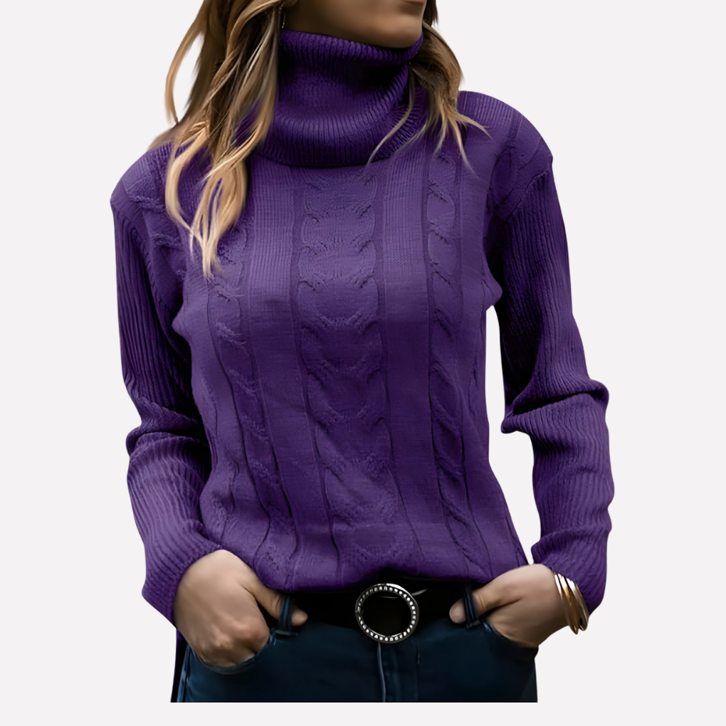 Maglione a Collo Alto da Donna – Stile Quotidiano Relaxed