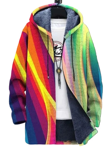 Giubbotto Retro Colorblock per Uomo