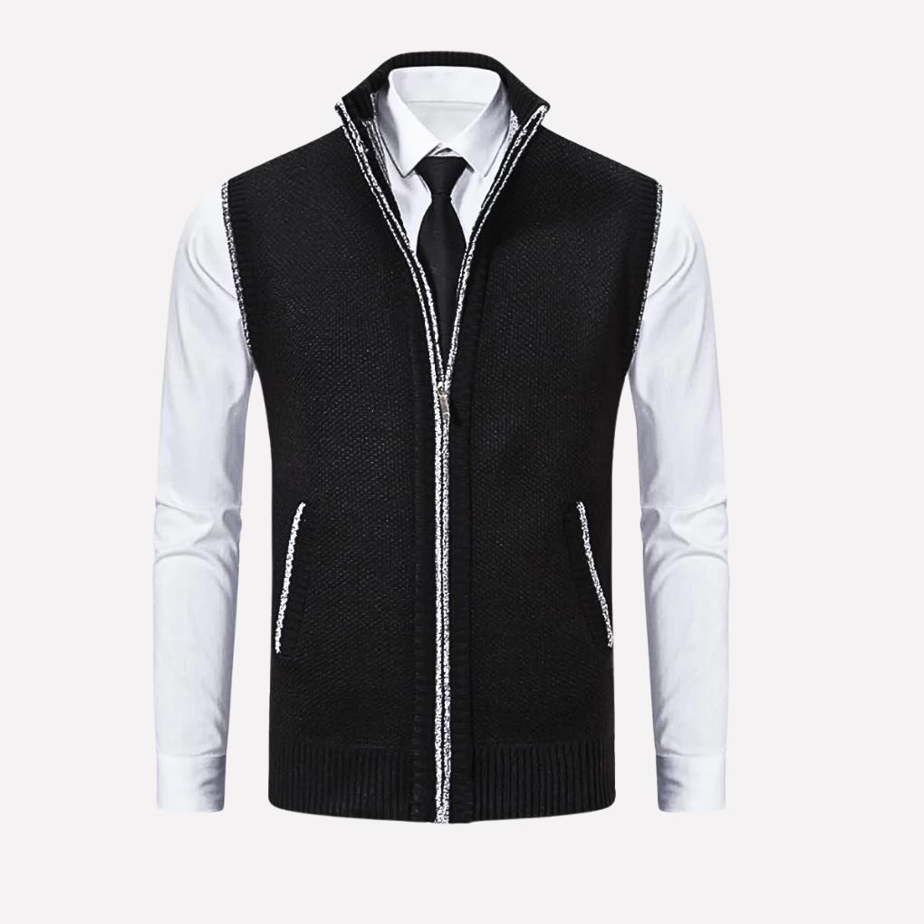 Gilet da Uomo con Zip Anteriore