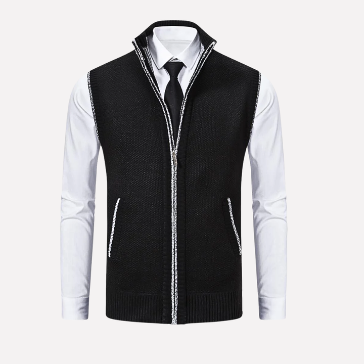 Gilet da Uomo con Zip Anteriore