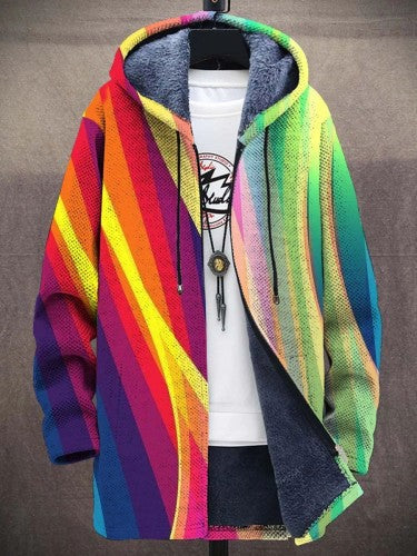 Milano – Gilet retrò a blocchi di colore da uomo