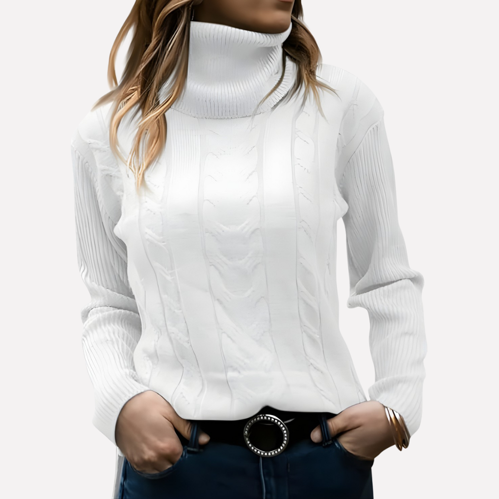 Maglione a Collo Alto da Donna – Stile Quotidiano Relaxed