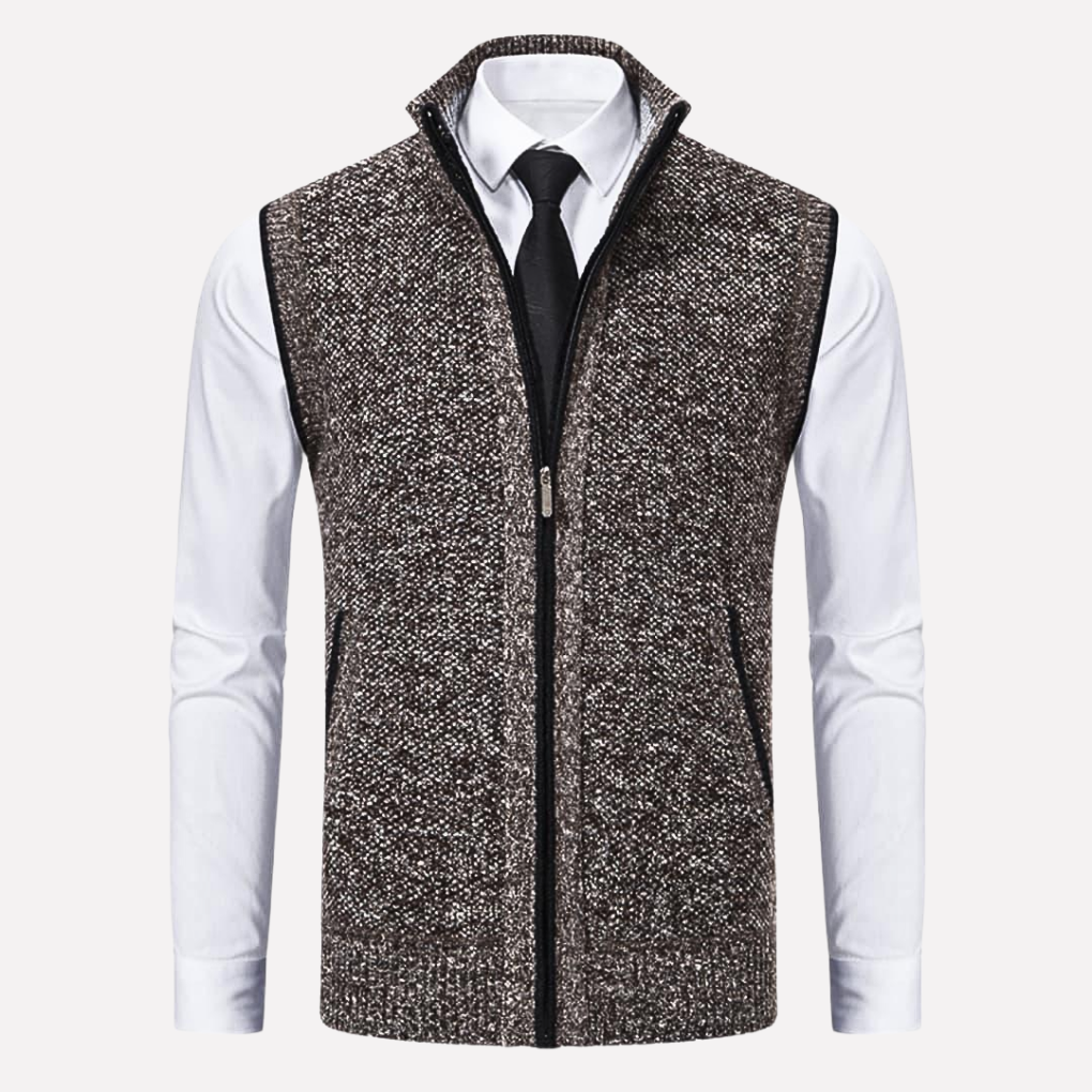 Gilet da Uomo con Zip Anteriore