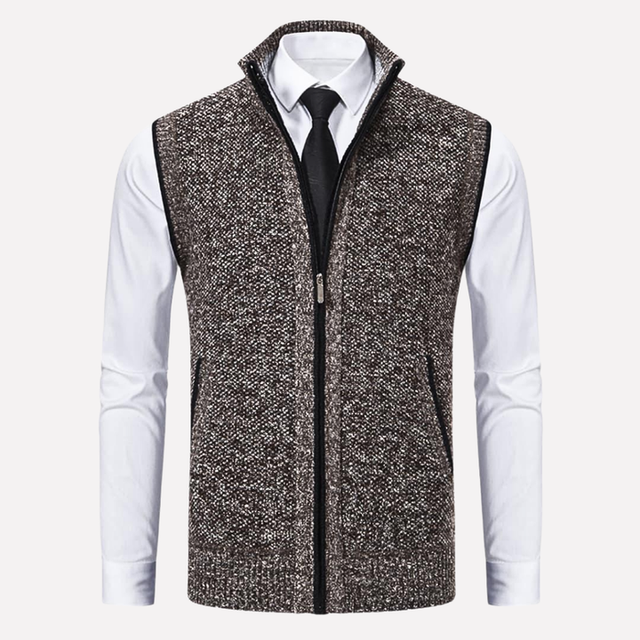 Gilet da Uomo con Zip Anteriore