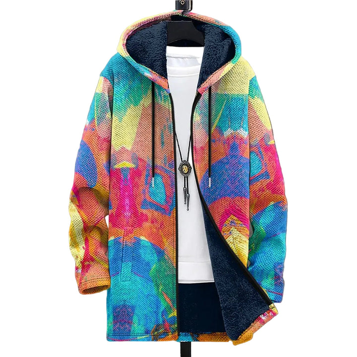 Giubbotto Retro Colorblock per Uomo