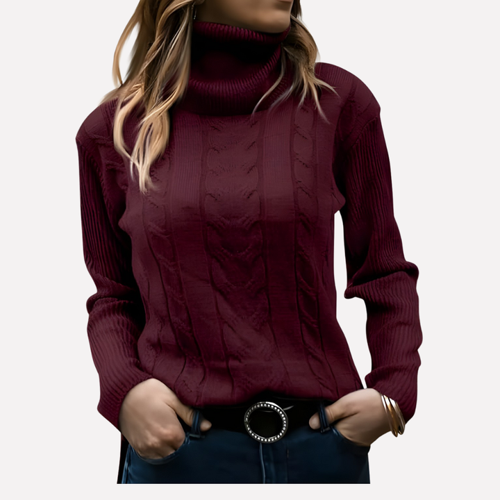 Maglione a Collo Alto da Donna – Stile Quotidiano Relaxed
