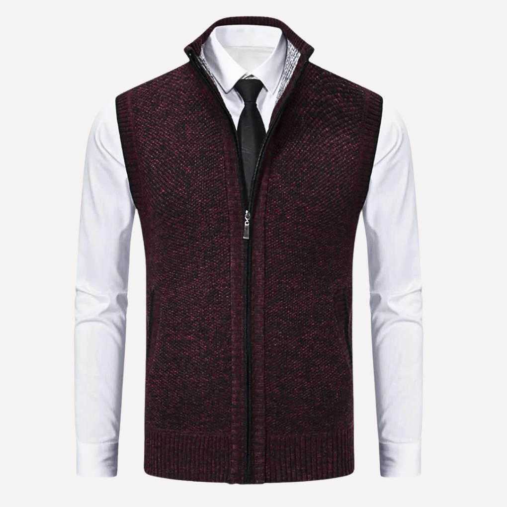 Gilet da Uomo con Zip Anteriore