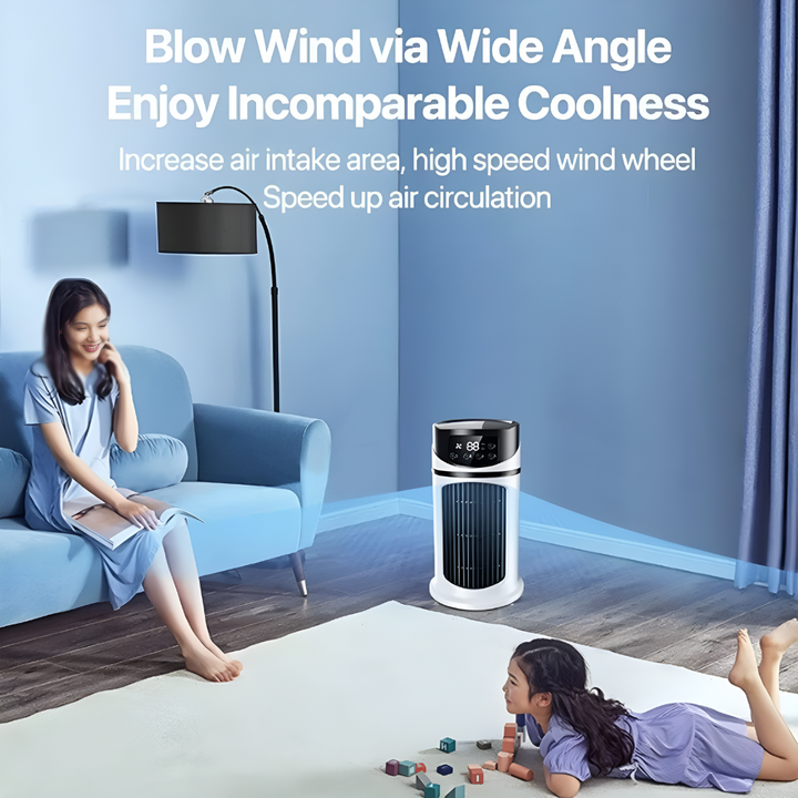 Ventilatore Portatile per Raffreddamento per Casa e Ufficio