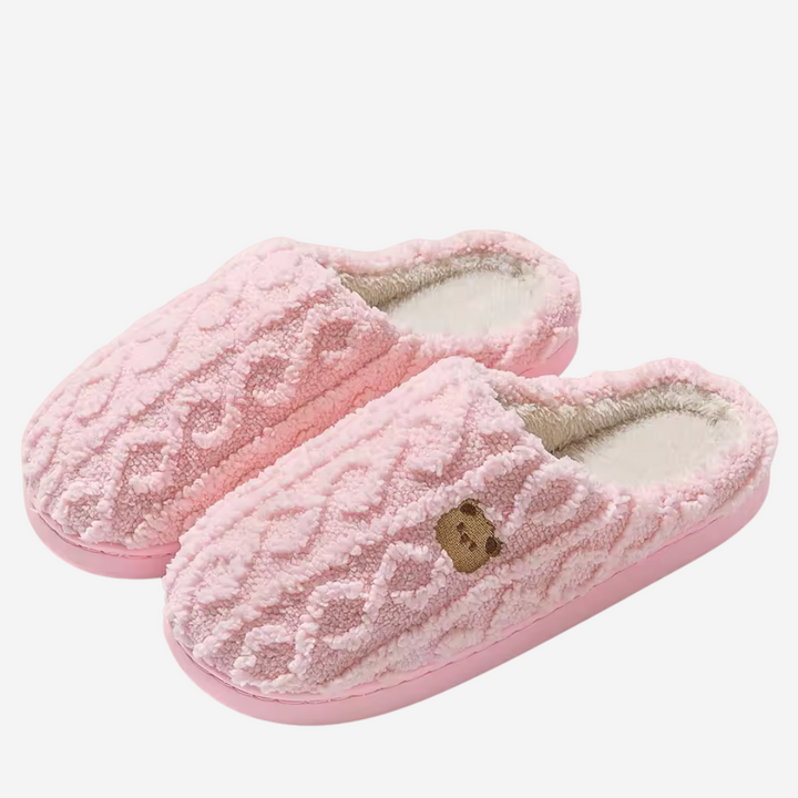 Calde pantofole morbide da donna