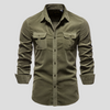Camicia da uomo in velluto a coste: texture intramontabile, comfort quotidiano