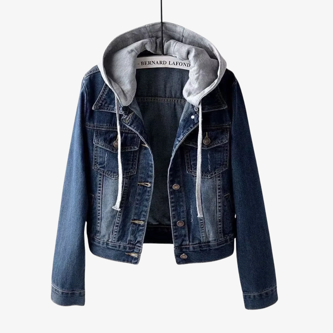 Giacca Denim Cropped Stylish per Donne