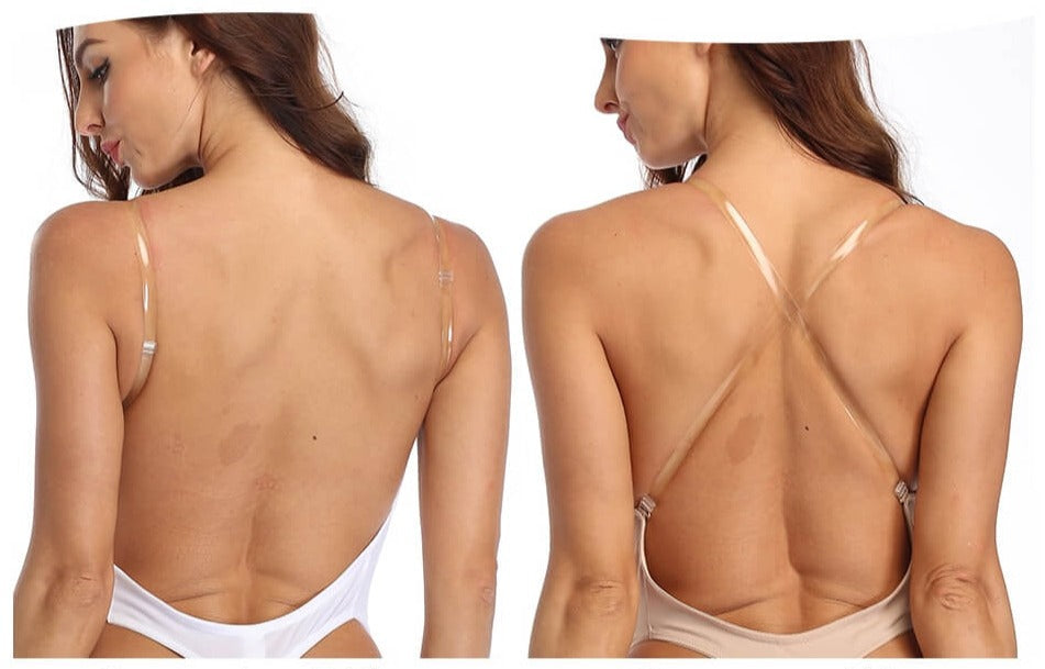 Lizy – Body modellante con scollo a V e schiena scoperta