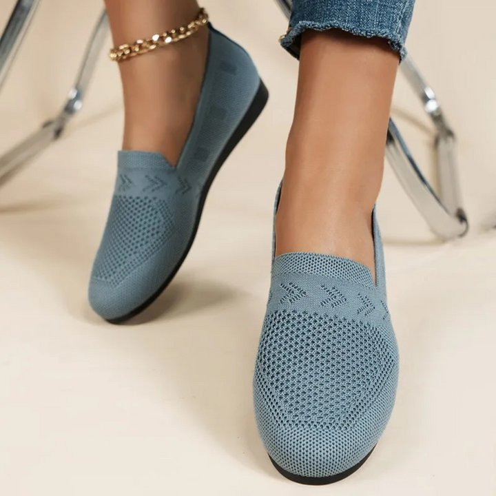 Scarpe slip-on in rete traspirante da donna