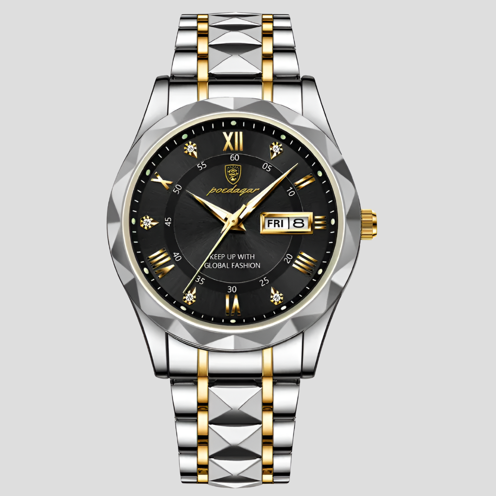 Orologio in acciaio inossidabile di lusso per uomini da indossare tutti i giorni