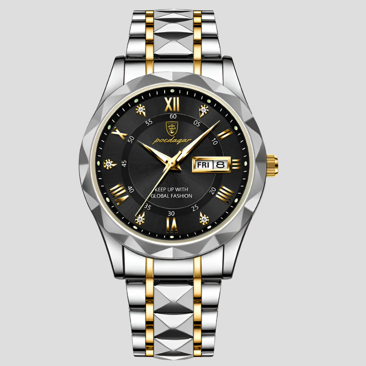 Orologio in acciaio inossidabile di lusso per uomini da indossare tutti i giorni