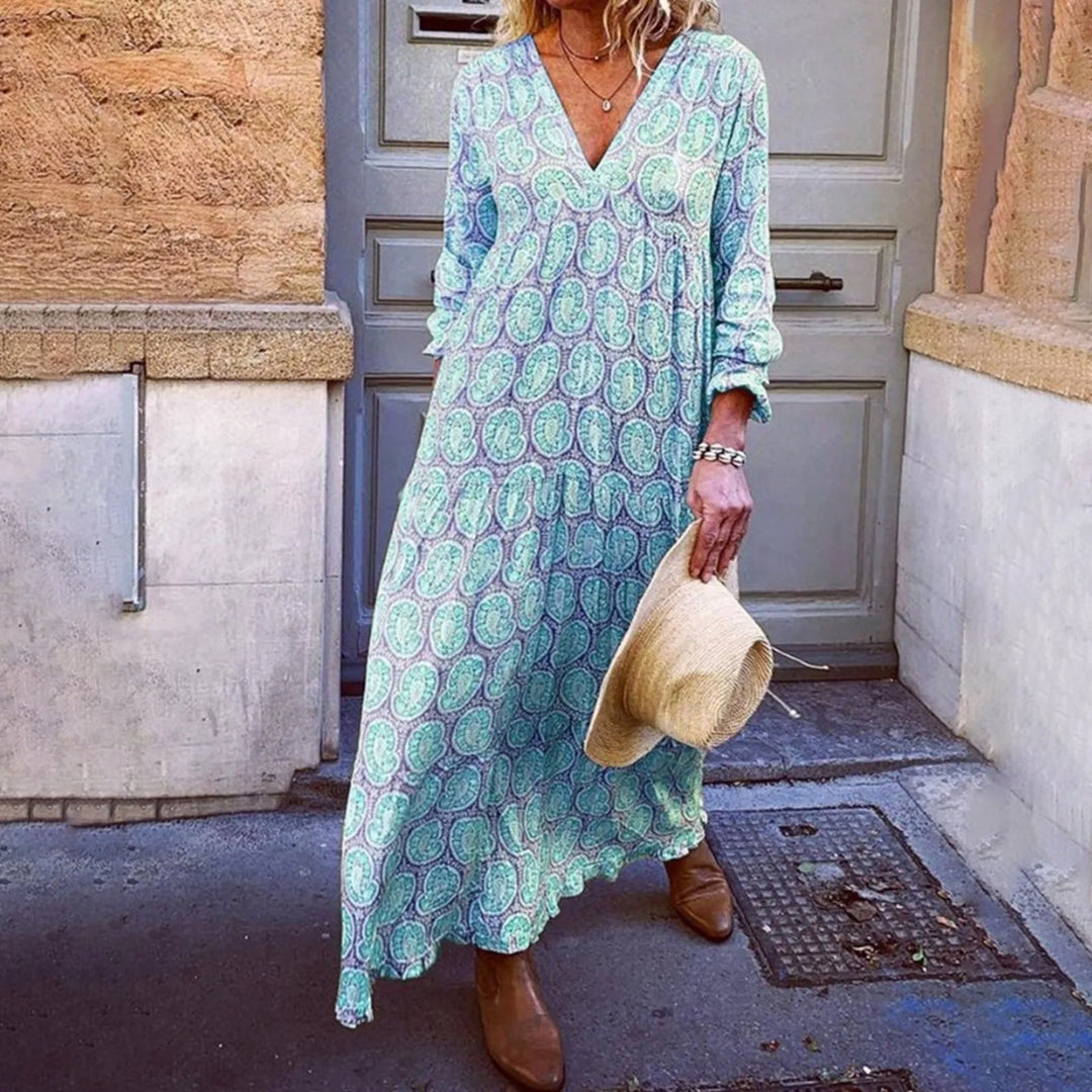 Abito Maxi Geometrico Bohowaves