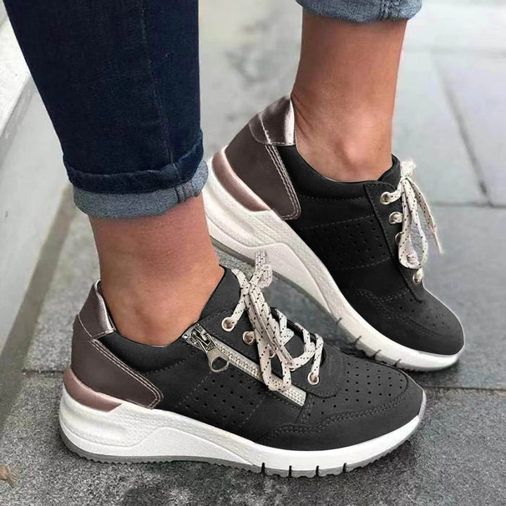 Sneakers alla moda con suola spessa da donna