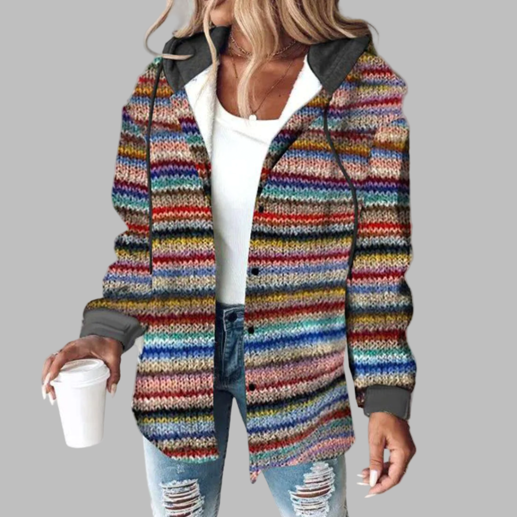 Cardigan con Bottoni per Donne