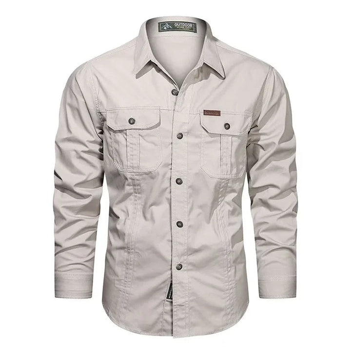 Camicia Uomo Utility Pocket Button-Up