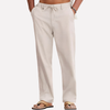 Pantaloni in Cotone e Lino da Uomo