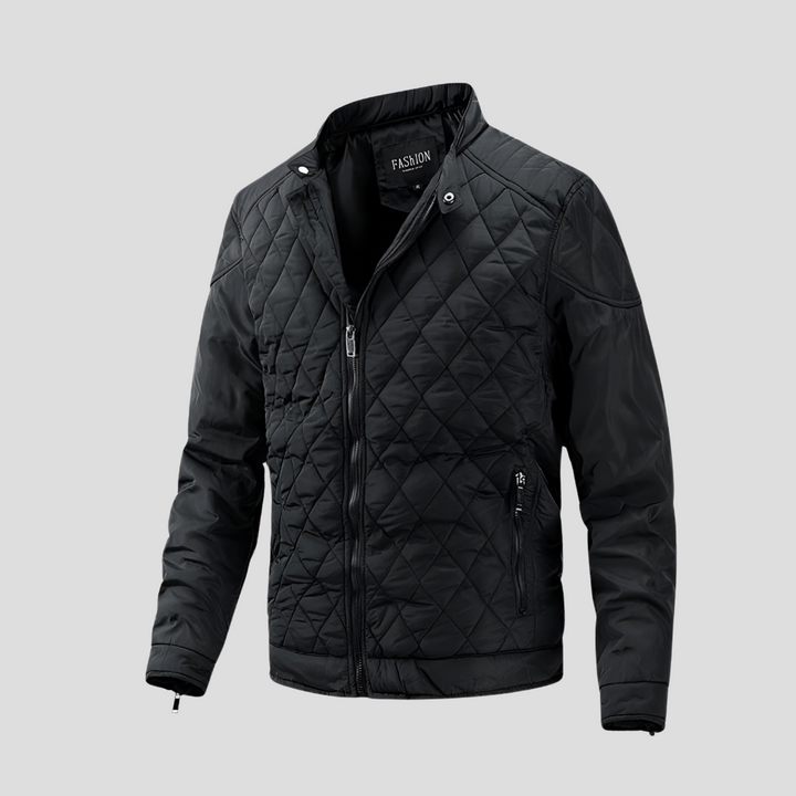 Giacca Quilted Transizionale Elegante per Uomini