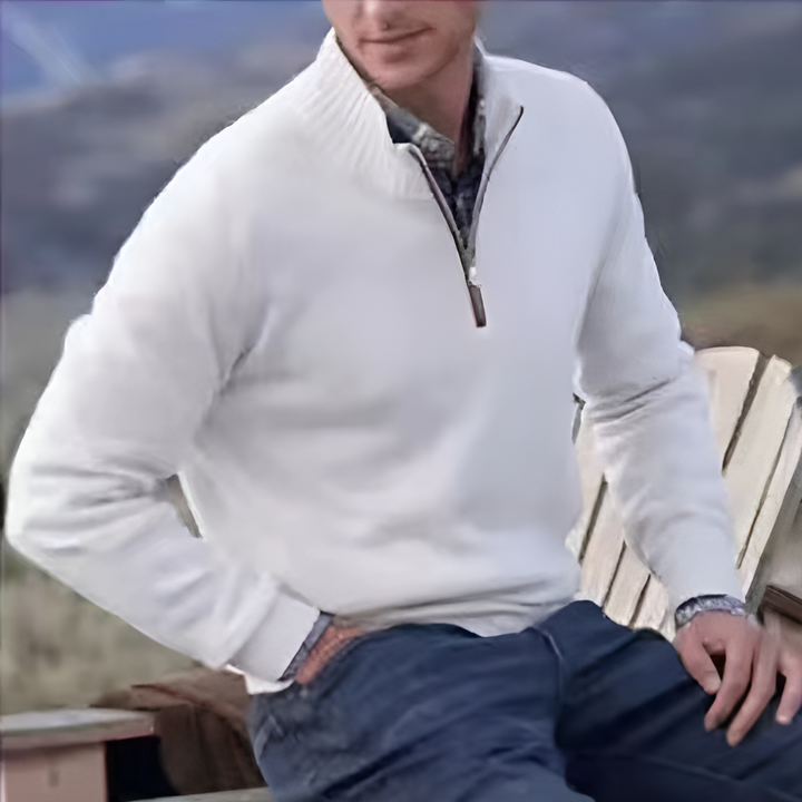 Maglione Mezza Zip da Uomo – Scelta Stilosa per Sovrapposizioni