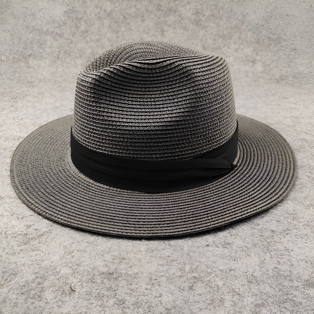 Cappello Panama in paglia intrecciato a mano