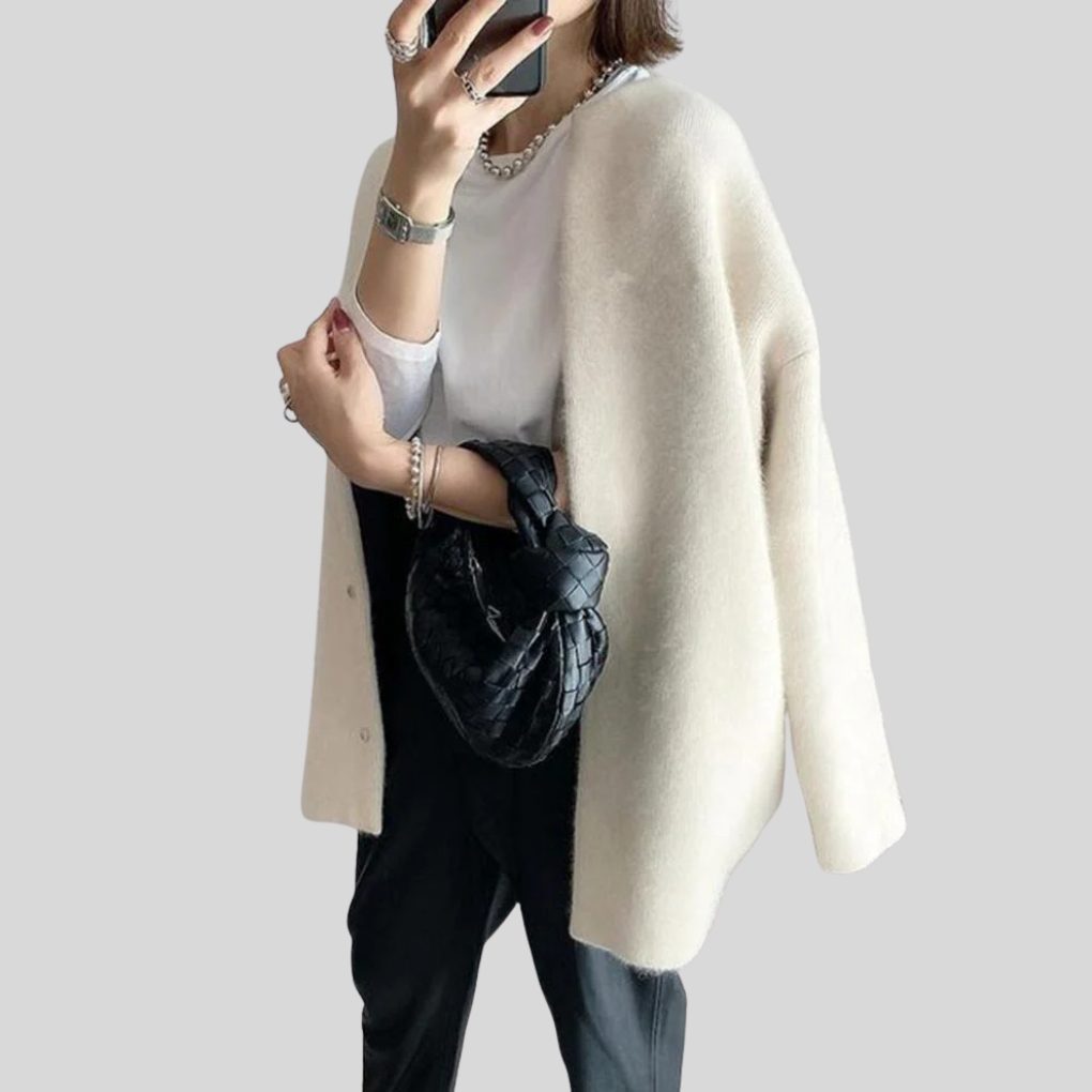 Cardigan Elegante – Strato in Maglia Raffinato