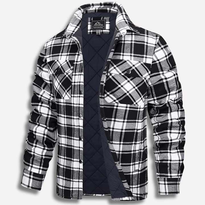 Camicia Flanella a Quadrati in Cotone da Boscaiolo