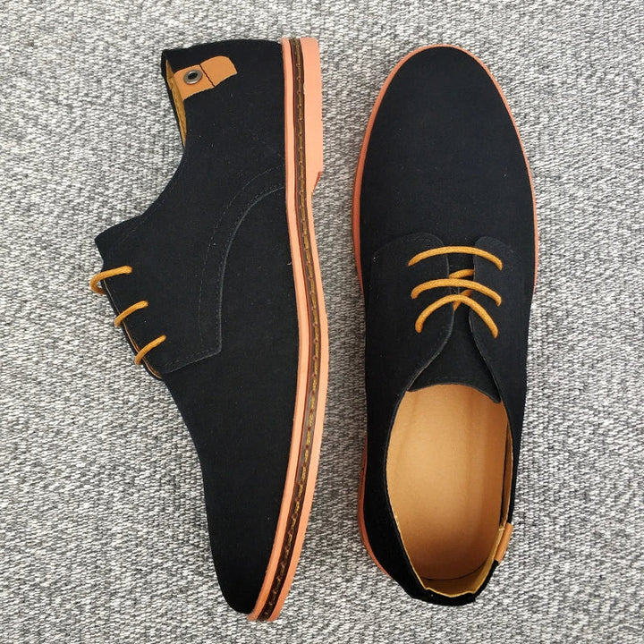 Scarpe Oxford in pelle scamosciata ClassicStep: raffinata maestria artigianale per il gentiluomo moderno