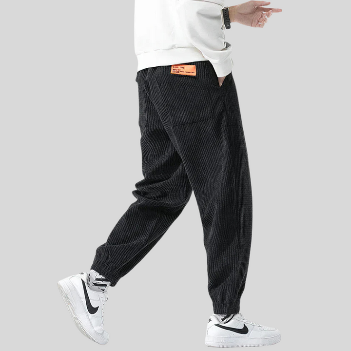 Pantaloni Jogging Larghe in Cordura da Uomo – Stile Quotidiano Rilassato