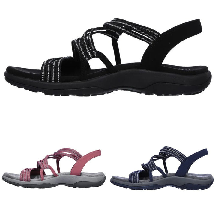 Sandali ergonomici da donna con cinturini regolabili