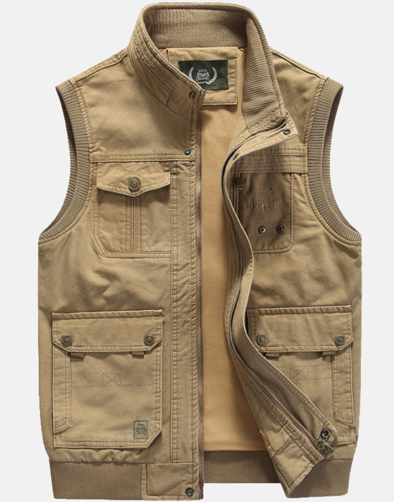 Gilet da lavoro da uomo con tasche multiple