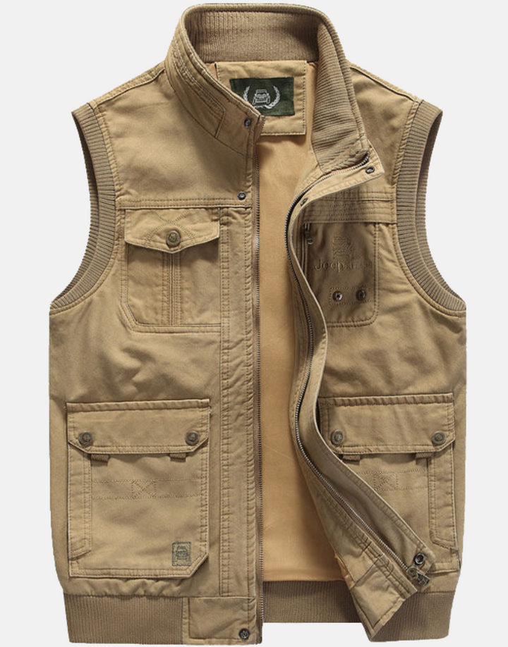 Gilet da lavoro da uomo con tasche multiple