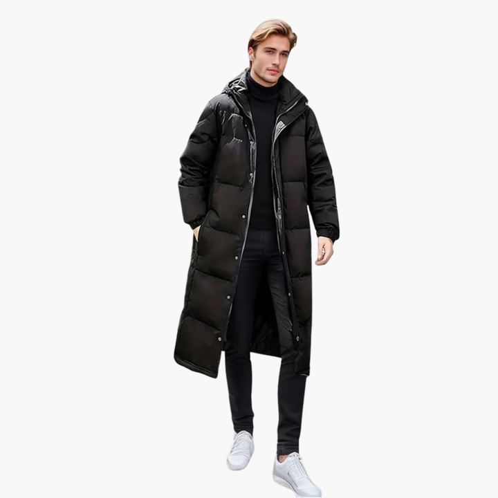 Giacca Padded Uomo Invernale con Zipper Completo