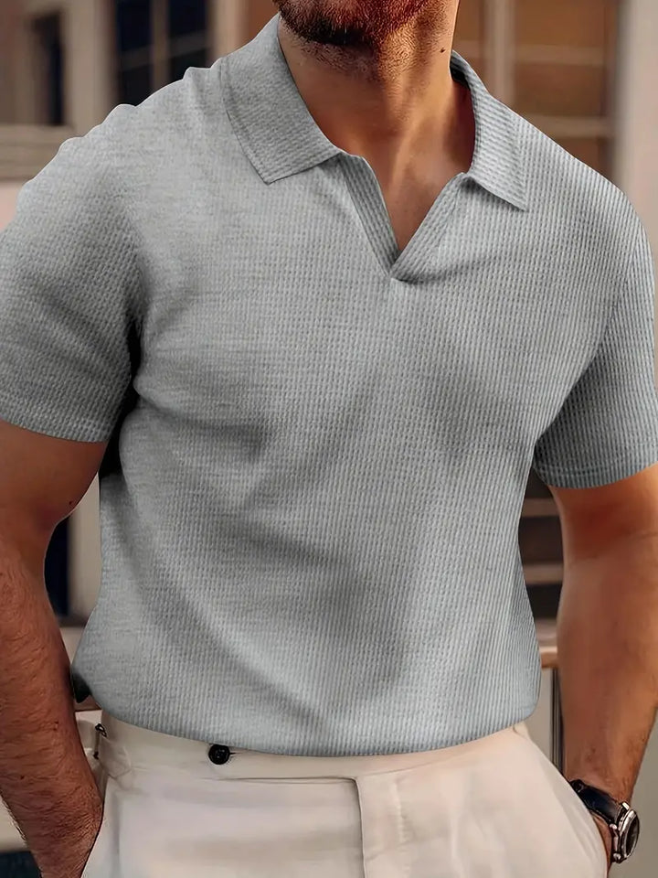 Maglietta Polo Casual da Uomo a Manica Corta