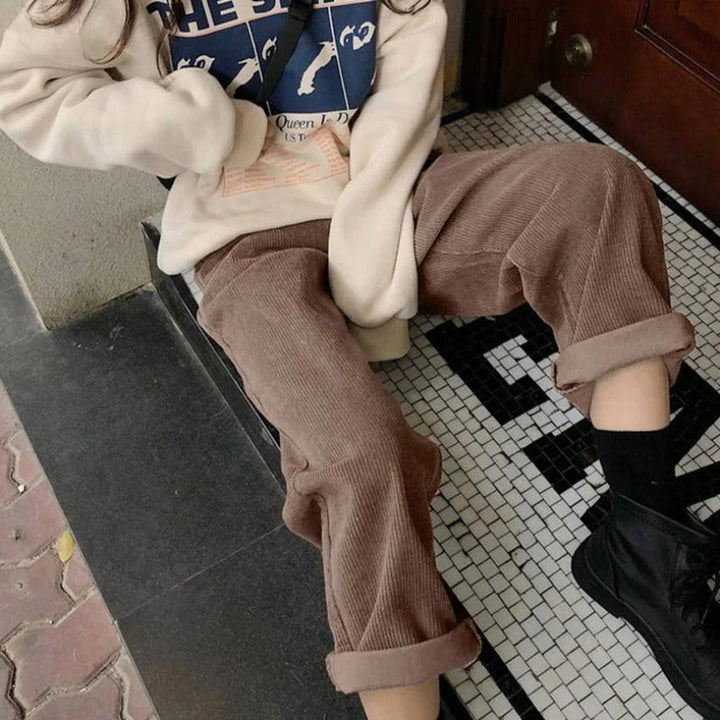 Pantaloni in Corduroy da Donna – Pantaloni Stilos per Ogni Giorno
