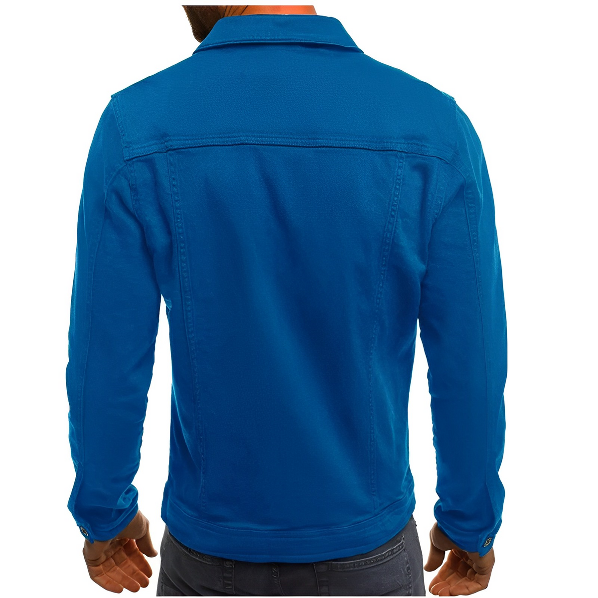 Giacca estiva leggera in denim da uomo